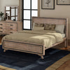 King Size Silver Brush Bed Frame in Acacia Wood Construction - OZ Home Deals