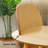 La Bella Elise Ash Wood Bar Stools – Set of 2, 65cm - OZ Home Deals