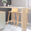 La Bella Elise Ash Wood Bar Stools – Set of 2, 65cm - OZ Home Deals