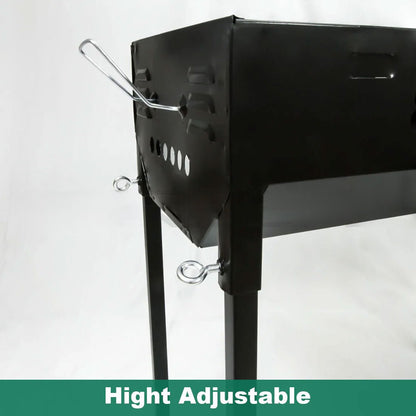 Large Portable Charcoal Outdoor BBQ Barbecue Grill Set - OZ Home Deals