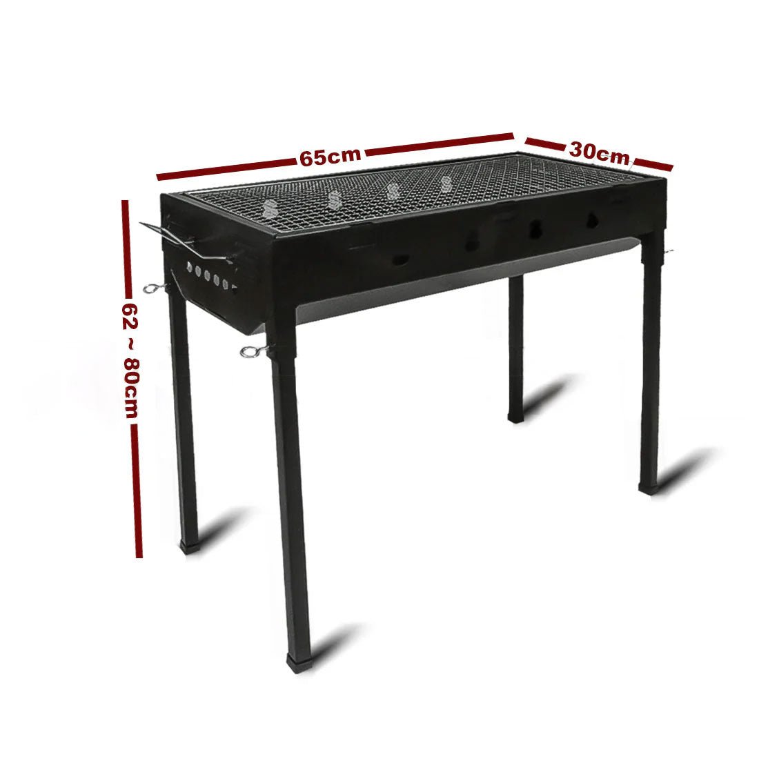 Large Portable Charcoal Outdoor BBQ Barbecue Grill Set - OZ Home Deals