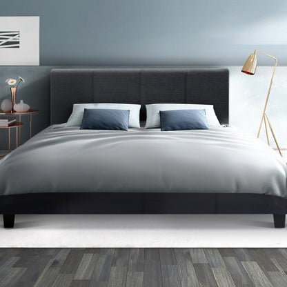 Neo Queen Bed Frame – Charcoal - OZ Home Deals