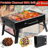 Outdoor Camping Portable & Foldable Charcoal BBQ Grill Hibachi Picnic Barbecue - OZ Home Deals