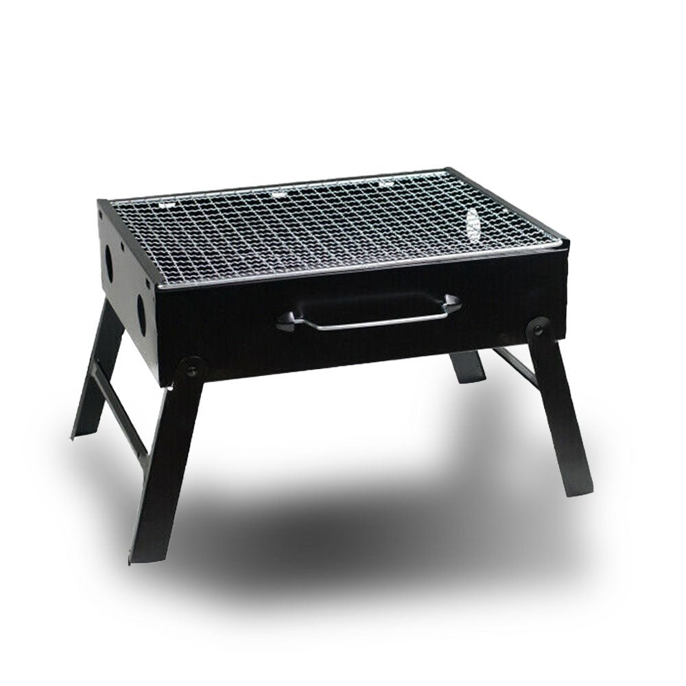 Outdoor Camping Portable & Foldable Charcoal BBQ Grill Hibachi Picnic Barbecue - OZ Home Deals