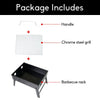 Outdoor Camping Portable & Foldable Charcoal BBQ Grill Hibachi Picnic Barbecue - OZ Home Deals