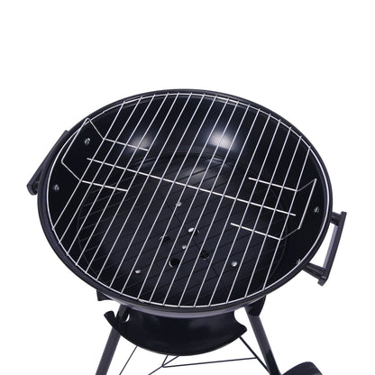 Outdoor Folding Apple - Shaped Stainless Steel Charcoal Barbecue Grill - 41cm Grill Net - OZ Home Deals