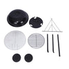 Outdoor Folding Apple - Shaped Stainless Steel Charcoal Barbecue Grill - 41cm Grill Net - OZ Home Deals