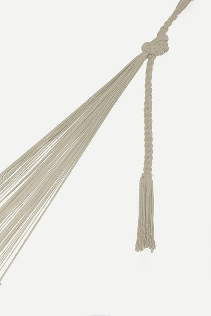 Outdoor undercover cotton Mayan Legacy hammock with hand crocheted tassels Queen Size Marble Colour - OZ Home Deals