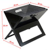Portable Notebook Grill Foldable Folding Charcoal BBQ Camping Picnic Barbecue - OZ Home Deals