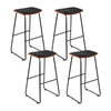 Porter Designer PU Leather Bar Stools – Set of 4 - OZ Home Deals