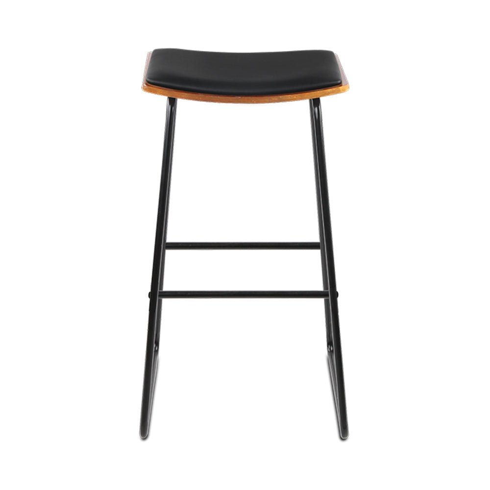 Porter Designer PU Leather Bar Stools – Set of 4 - OZ Home Deals
