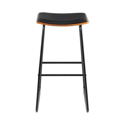 Porter Designer PU Leather Bar Stools – Set of 4 - OZ Home Deals