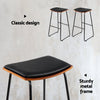 Porter Designer PU Leather Bar Stools – Set of 4 - OZ Home Deals