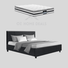 Queen Bed Frame & Mattress Bundle – Neo Queen Bed Frame + Euro Top Mattress - OZ Home Deals