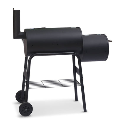 Wallaroo 2 - in - 1 Outdoor Barbecue Grill & Offset Smoker - OZ Home Deals