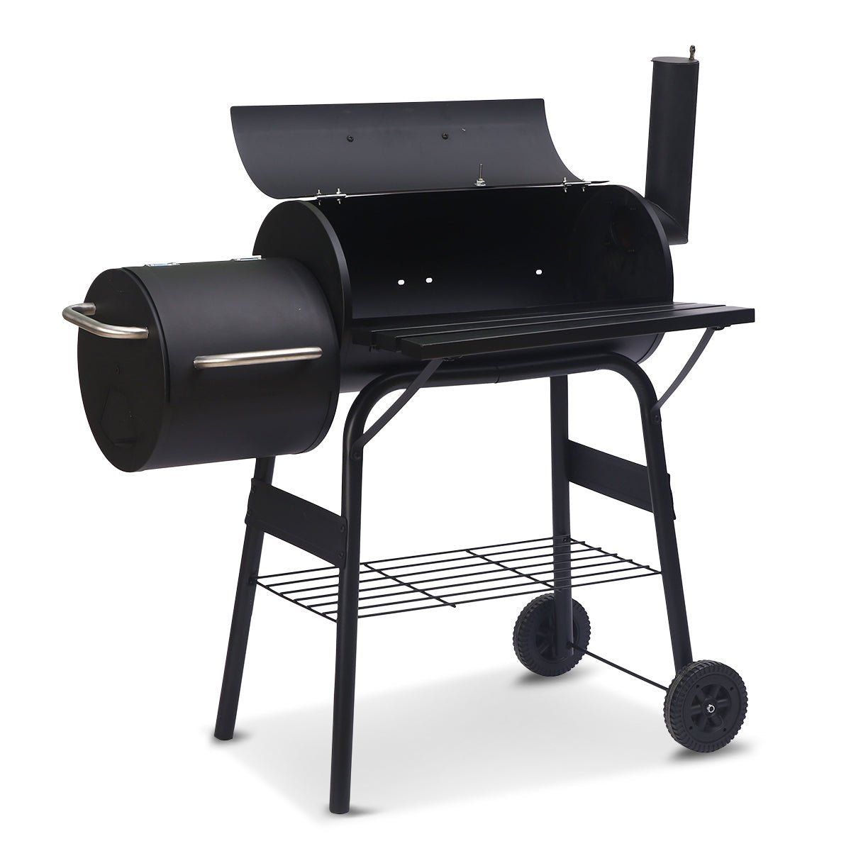Wallaroo 2 - in - 1 Outdoor Barbecue Grill & Offset Smoker - OZ Home Deals