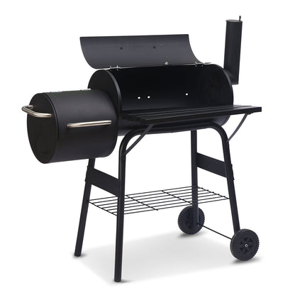 Wallaroo 2 - in - 1 Outdoor Barbecue Grill & Offset Smoker - OZ Home Deals