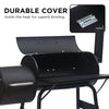 Wallaroo 2 - in - 1 Outdoor Barbecue Grill & Offset Smoker - OZ Home Deals