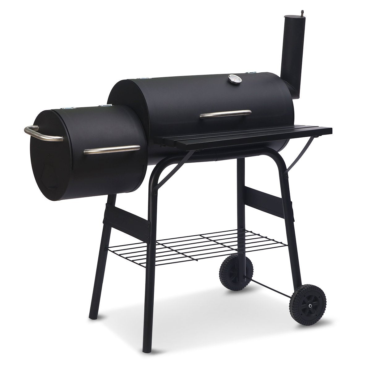 Wallaroo 2 - in - 1 Outdoor Barbecue Grill & Offset Smoker - OZ Home Deals