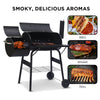 Wallaroo 2 - in - 1 Outdoor Barbecue Grill & Offset Smoker - OZ Home Deals