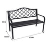 Wallaroo Steel Outdoor Garden Bench - Elegant - OZ Home Deals