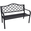 Wallaroo Steel Outdoor Garden Bench - Elegant - OZ Home Deals