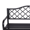 Wallaroo Steel Outdoor Garden Bench - Elegant - OZ Home Deals