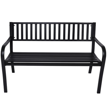 Wallaroo Steel Outdoor Garden Bench - Modern - OZ Home Deals