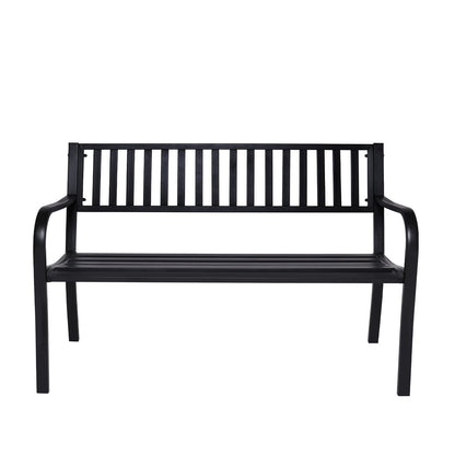 Wallaroo Steel Outdoor Garden Bench - Modern - OZ Home Deals