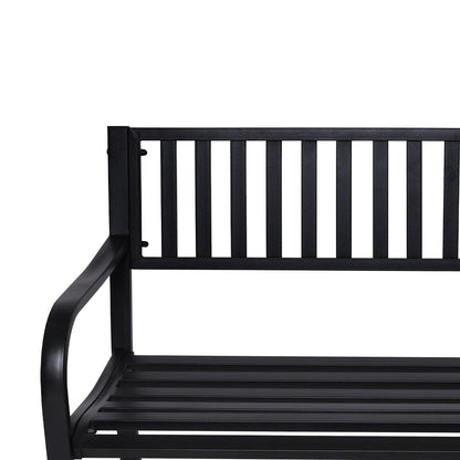 Wallaroo Steel Outdoor Garden Bench - Modern - OZ Home Deals