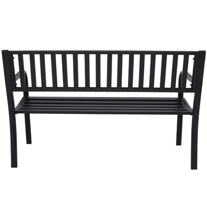 Wallaroo Steel Outdoor Garden Bench - Modern - OZ Home Deals