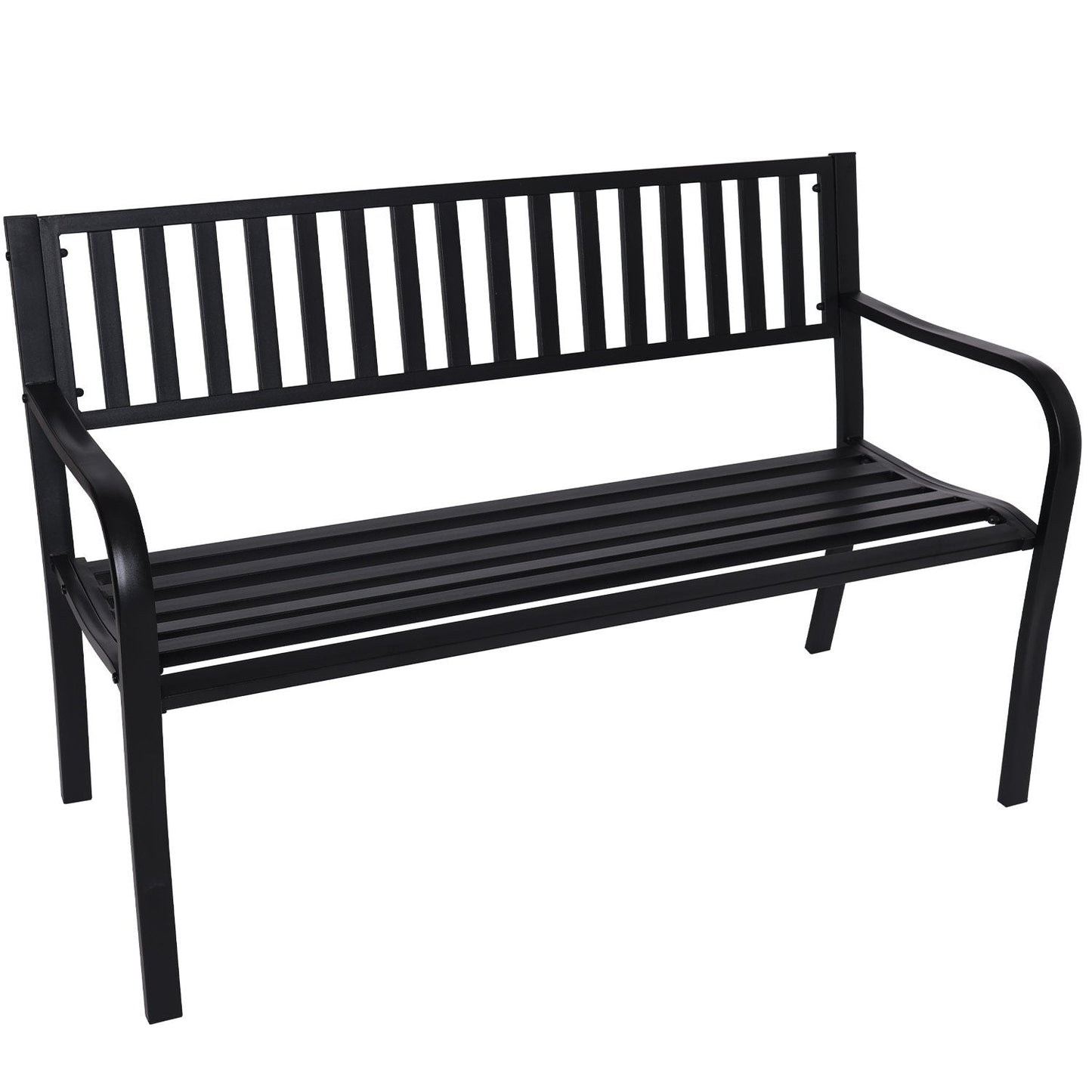 Wallaroo Steel Outdoor Garden Bench - Modern - OZ Home Deals