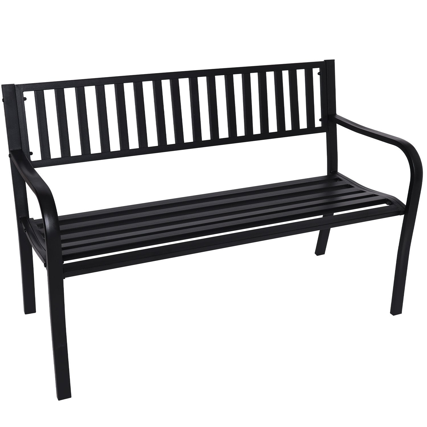Wallaroo Steel Outdoor Garden Bench - Modern - OZ Home Deals